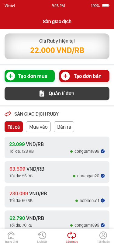 App tài chính